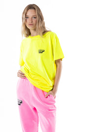Savage Club Clothing J Girl Graphic Tee  Neon Yellow