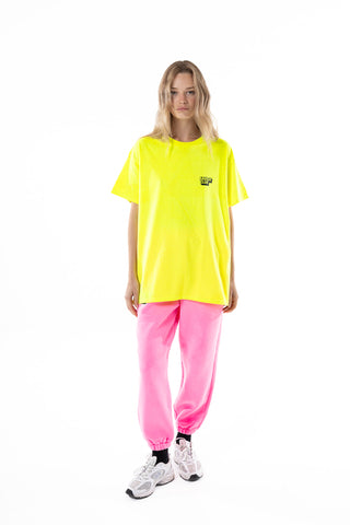 Savage Club Clothing J Girl Graphic Tee  Neon Yellow