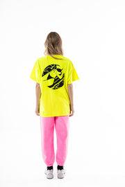 Savage Club Clothing J Girl Graphic Tee  Neon Yellow