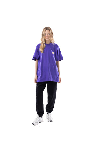 Savage Club Leopard Tee – Deep Purple