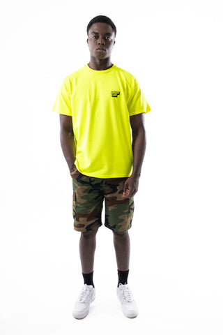 Savage Club Clothing J Girl Graphic Tee  Neon Yellow