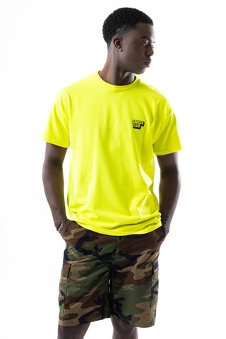 Savage Club Clothing J Girl Graphic Tee  Neon Yellow