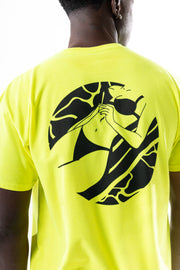 Savage Club Clothing J Girl Graphic Tee  Neon Yellow