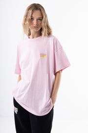 Savage Club Zebra Logo Tee – Bubble Pink