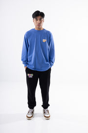 Savage Club Leopard Logo Long Sleeve – Drift Blue