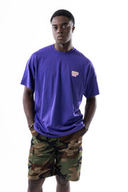 Savage Club Leopard Logo Tee – Deep Purple