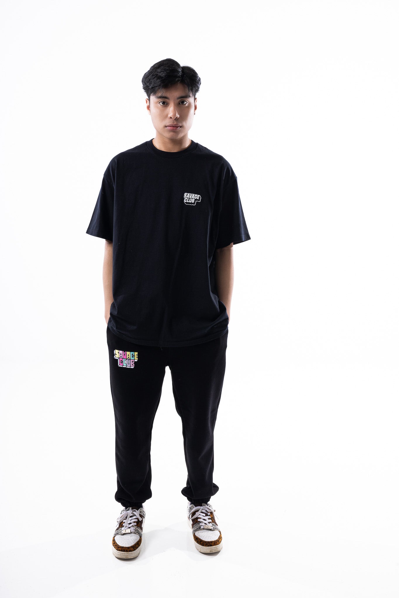 Savage Club J Girl Tee – Monochrome Edition