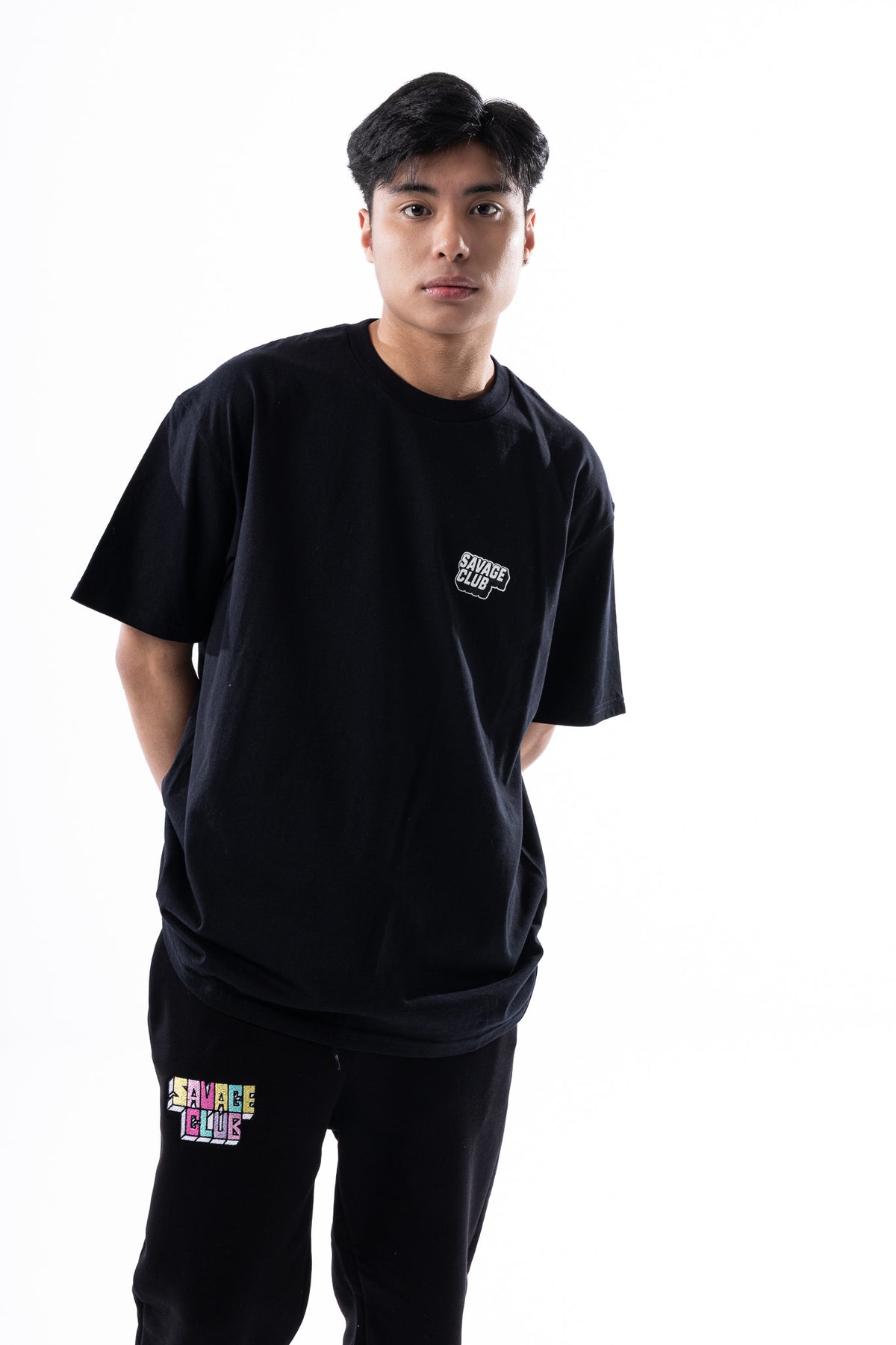 Savage Club J Girl Tee – Monochrome Edition