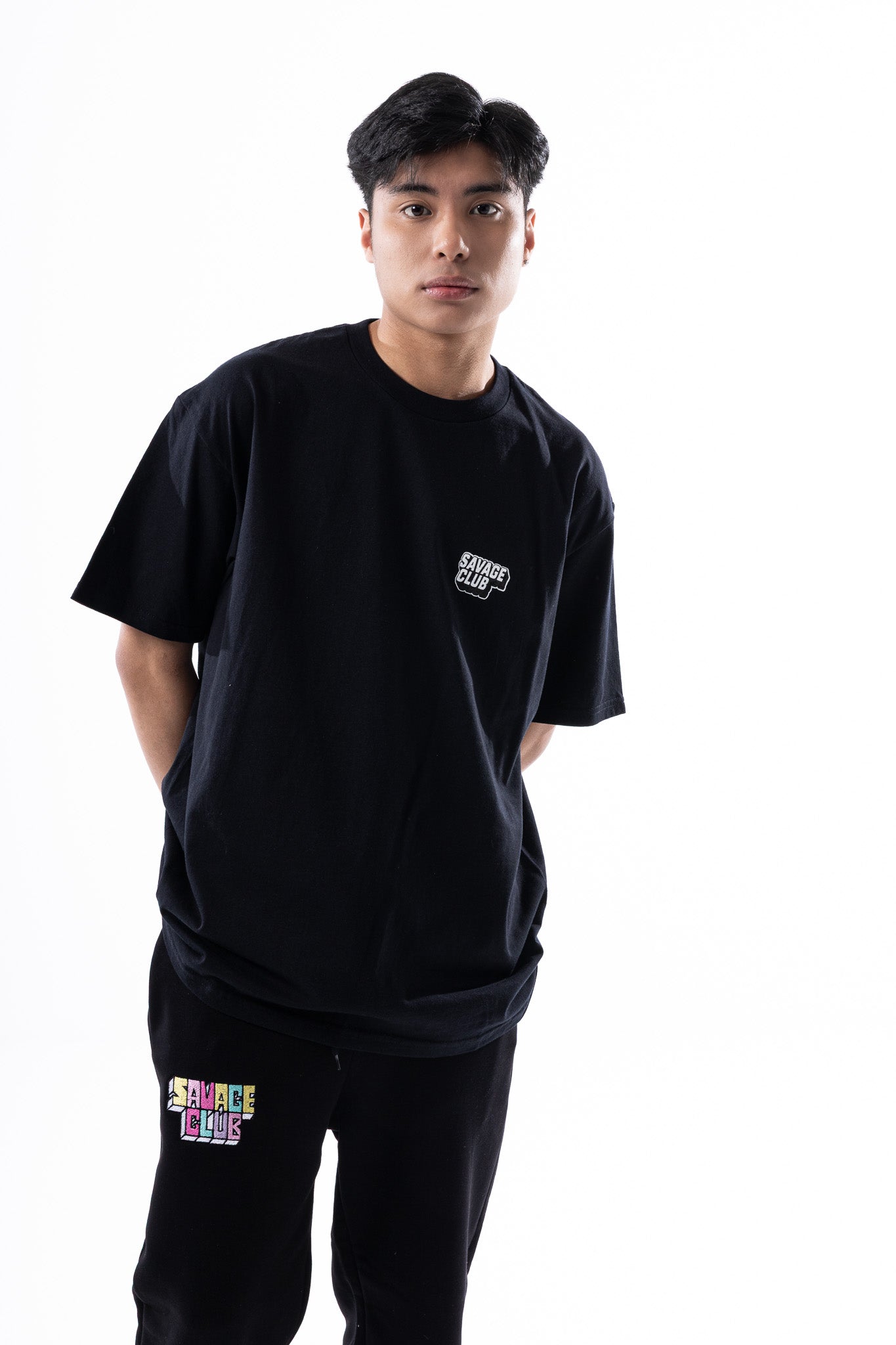 Savage Club J Girl Tee – Monochrome Edition
