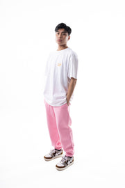 Savage Club Leopard Logo Tee – White