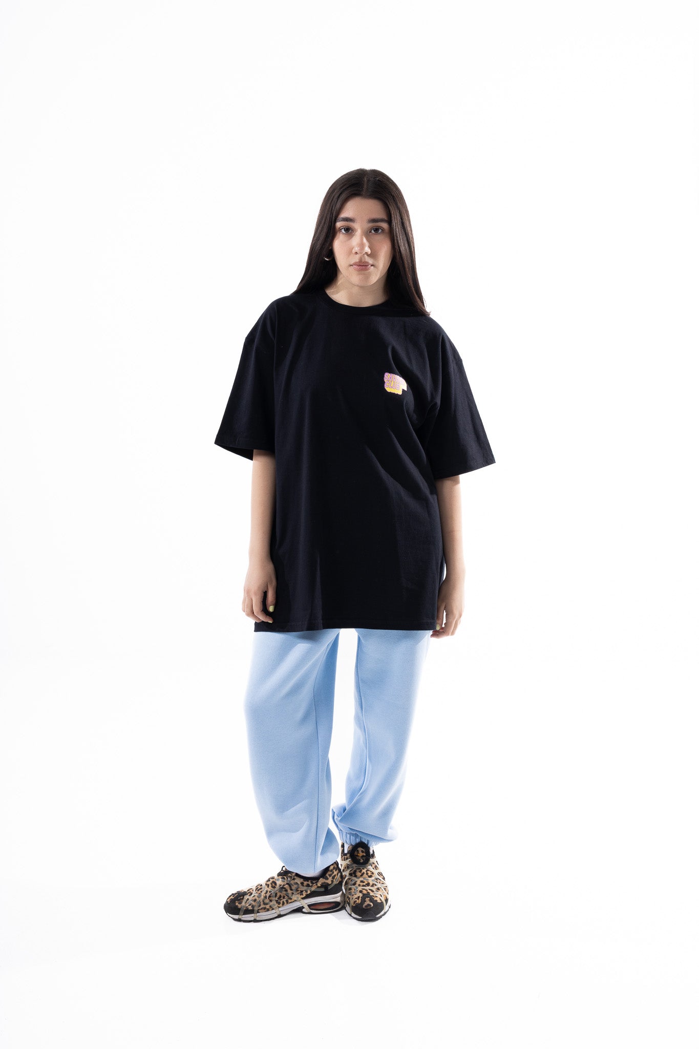 Savage Club Zebra Logo Tee – Electric Pink