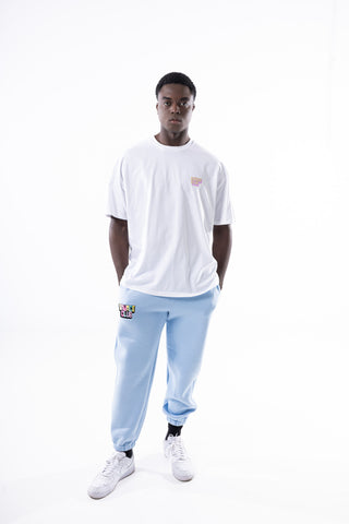 Savage Club Leopard Logo Tee – Purple Cream