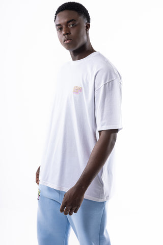 Savage Club Leopard Logo Tee – Purple Cream