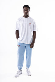 Savage Club Leopard Logo Tee – Purple Cream