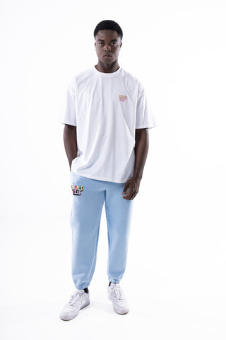 Savage Club Leopard Logo Tee – Purple Cream