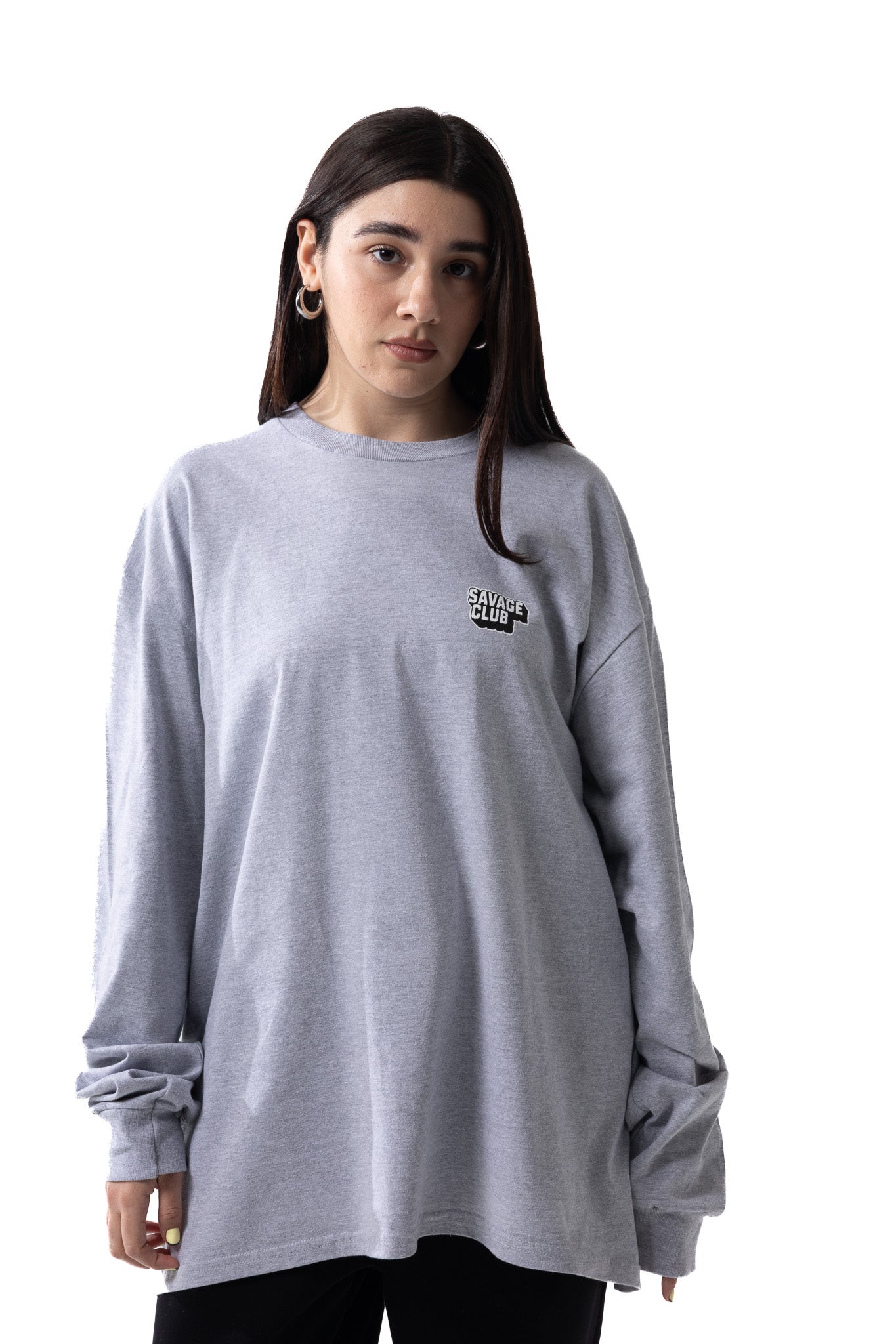Savage Club J Girl Long Sleeve – Steel Grey