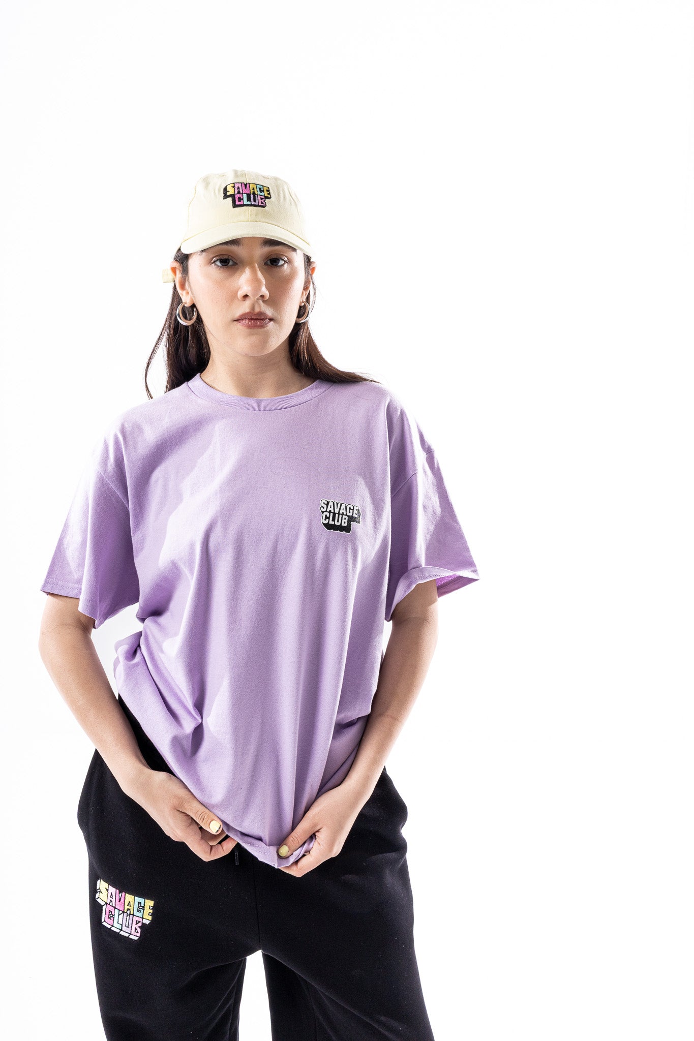 Savage Club J Girl Tee – Lilac Edition