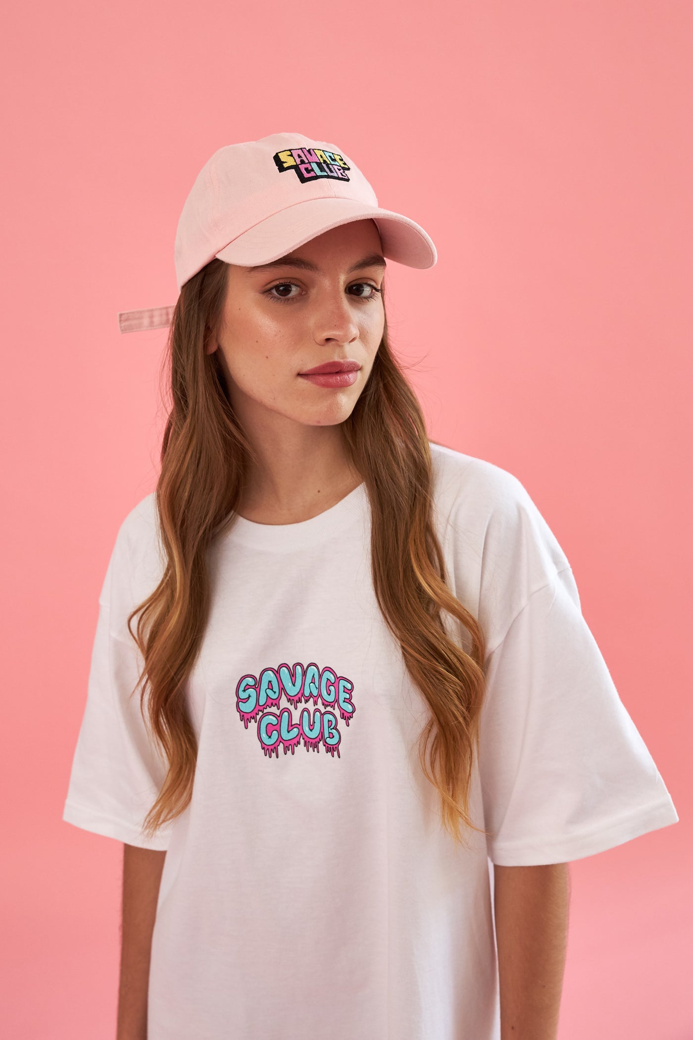 savage club white t-shirt leak logo premium cotton