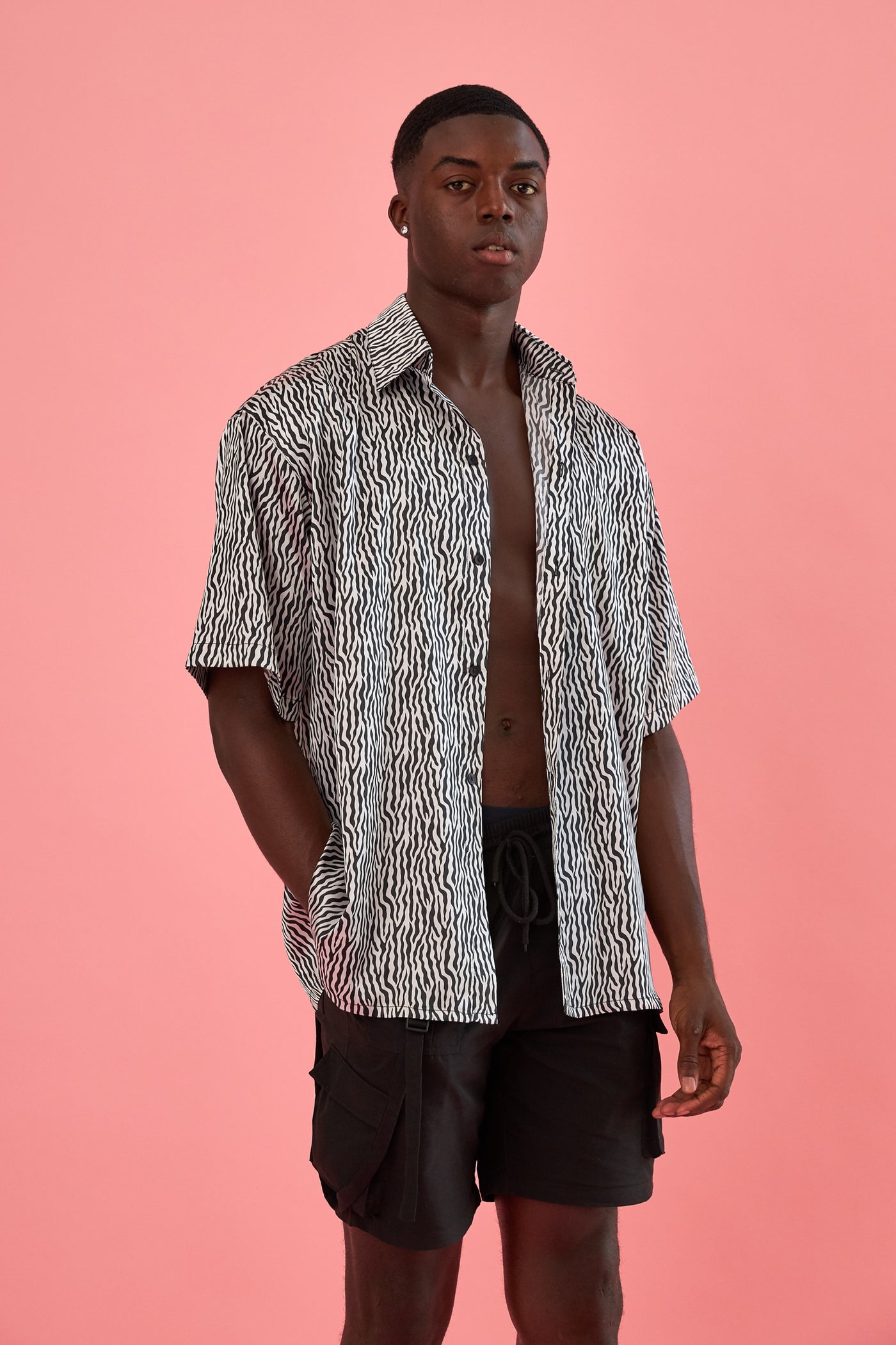 SAVAGE CLUB SHIRT ANIMAL PRINT