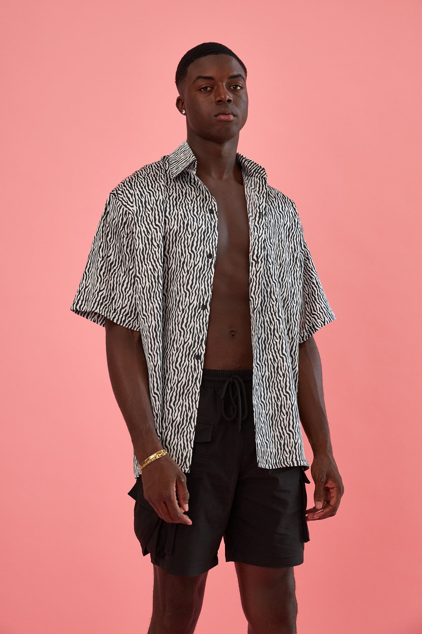 SAVAGE CLUB SHIRT ANIMAL PRINT