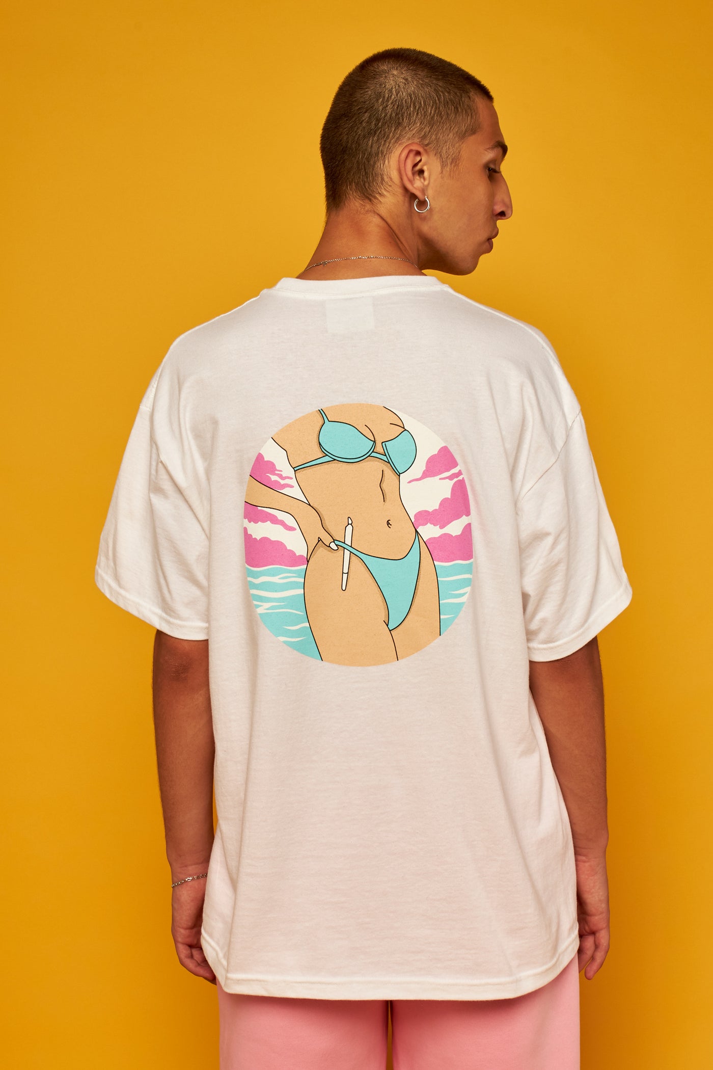 SAVAGE CLUB WHITE T-SHIRT 3D J DESIGN PREMIUM COTTON
