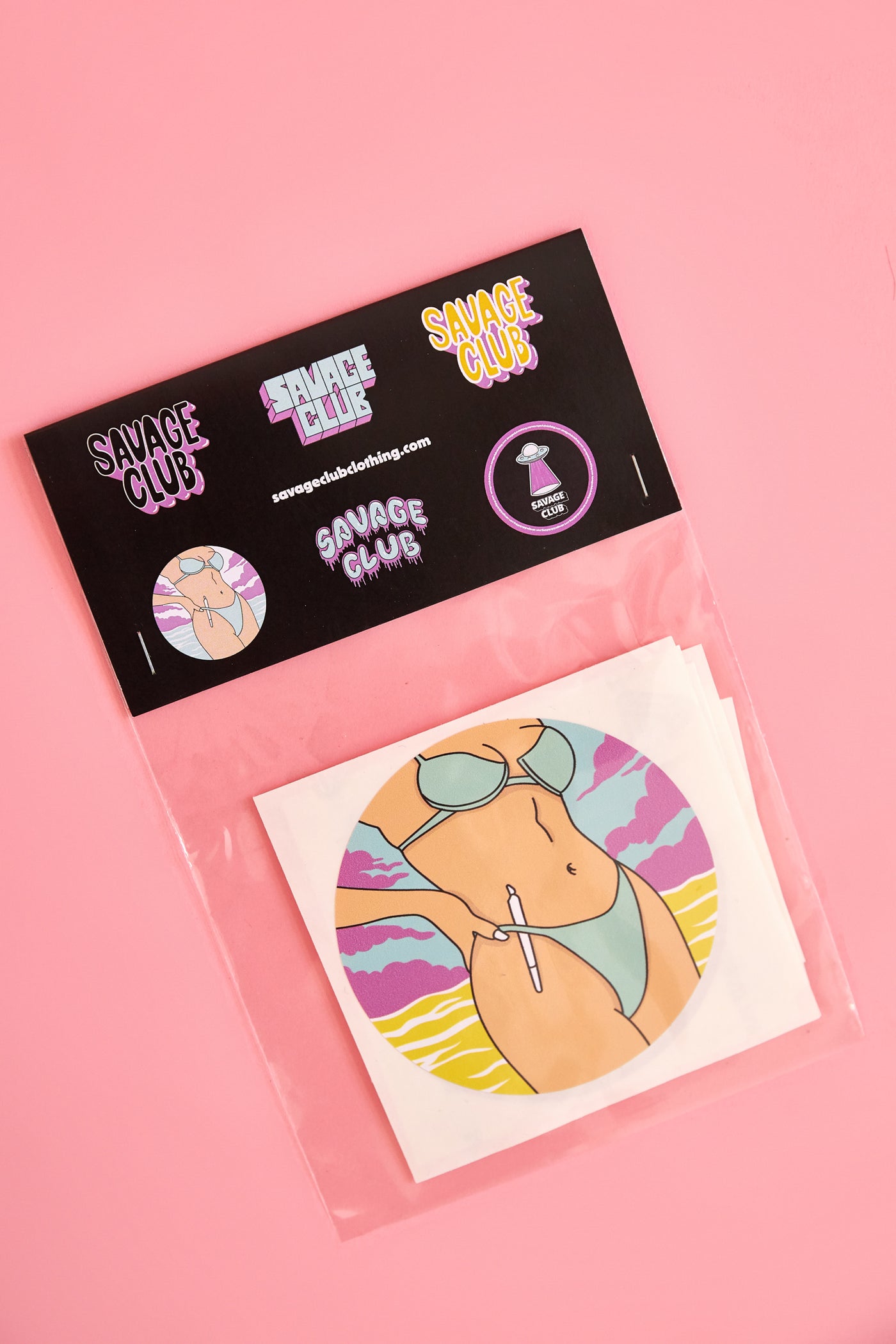 SAVAGE CLUB CLOTHING STICKER PACK