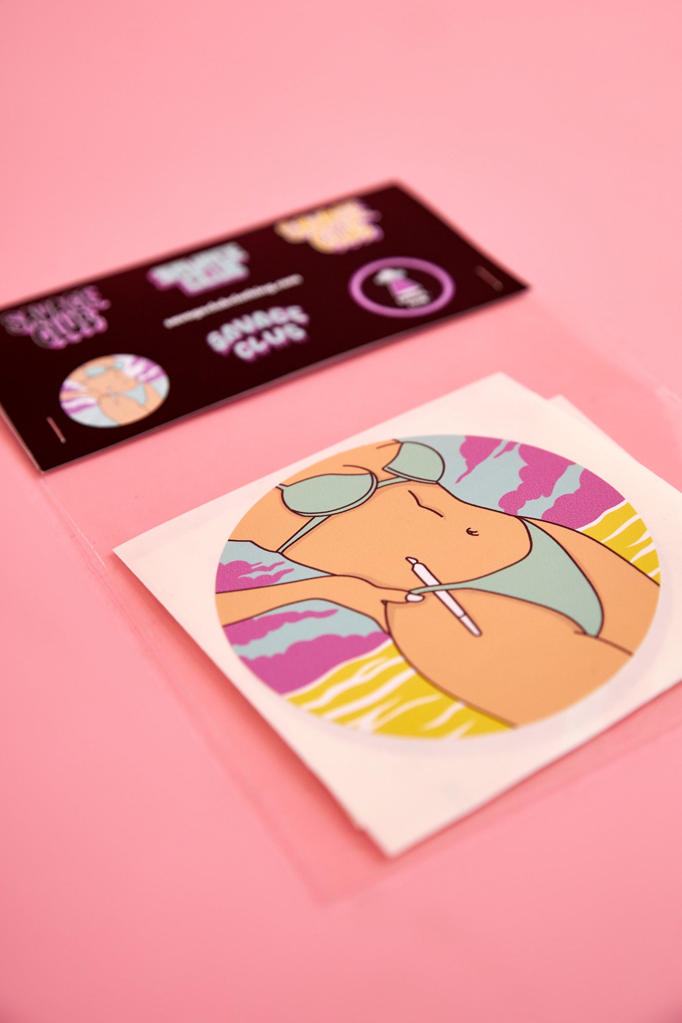 SAVAGE CLUB CLOTHING STICKER PACK