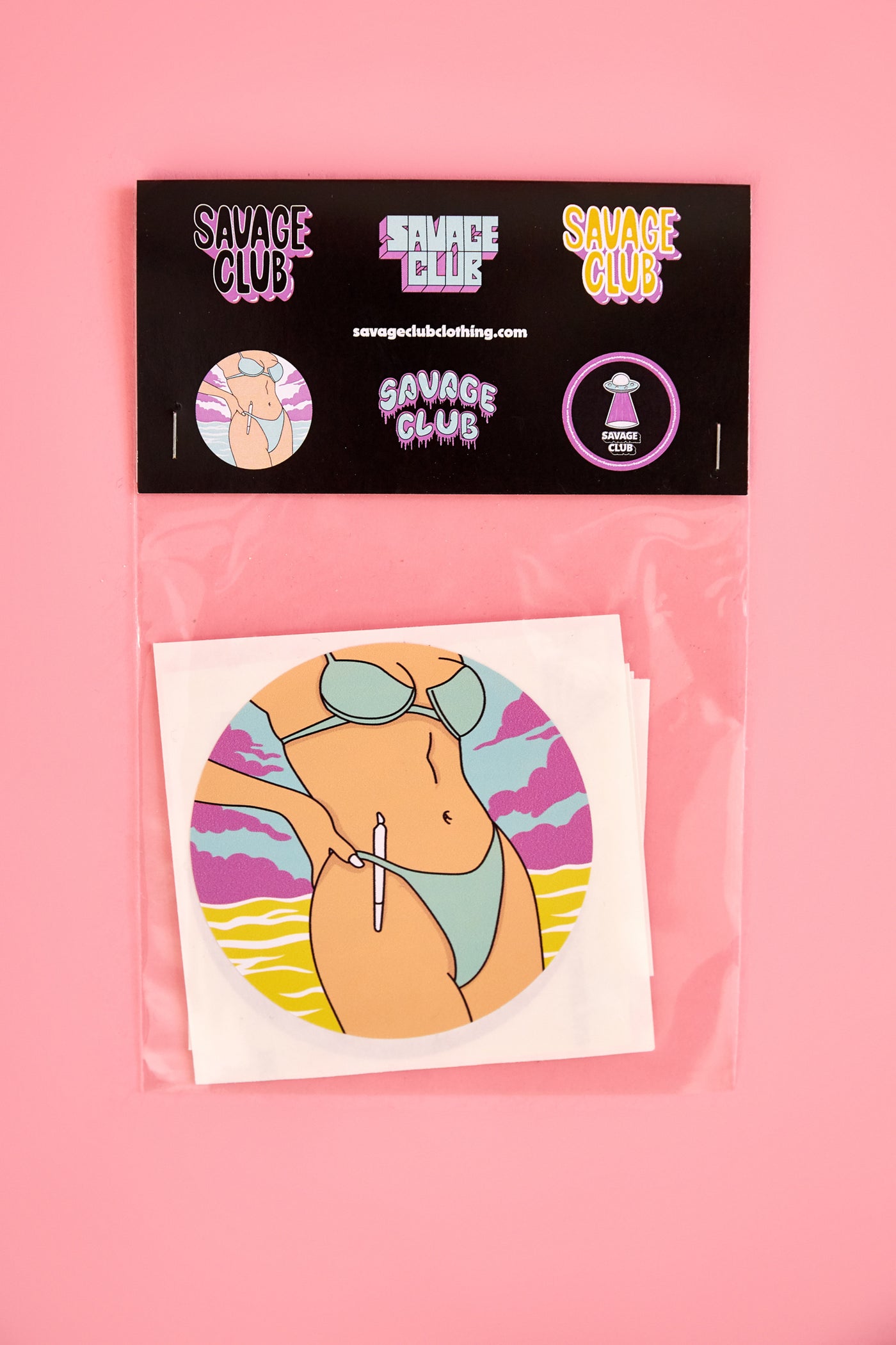 SAVAGE CLUB CLOTHING STICKER PACK