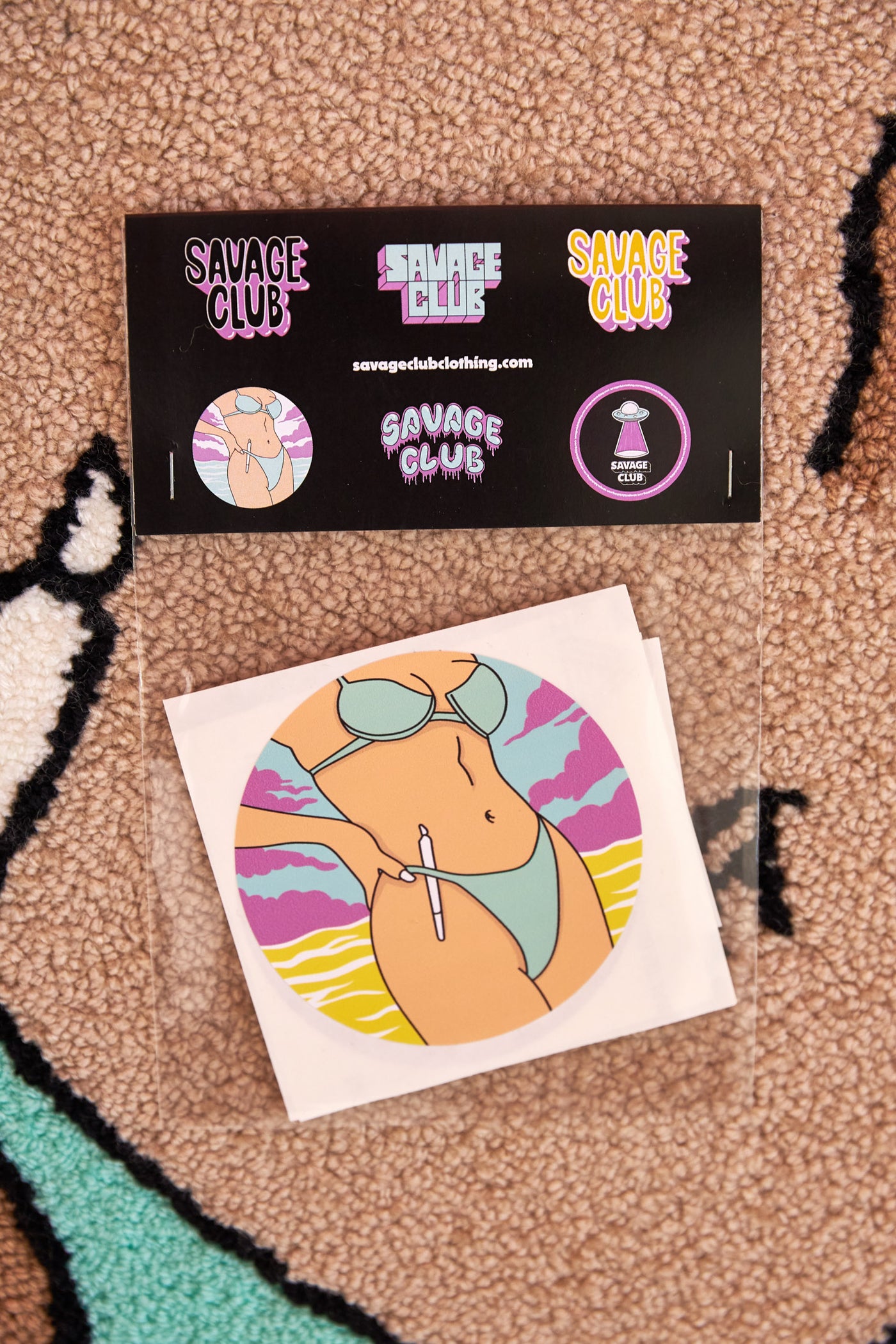SAVAGE CLUB CLOTHING STICKER PACK
