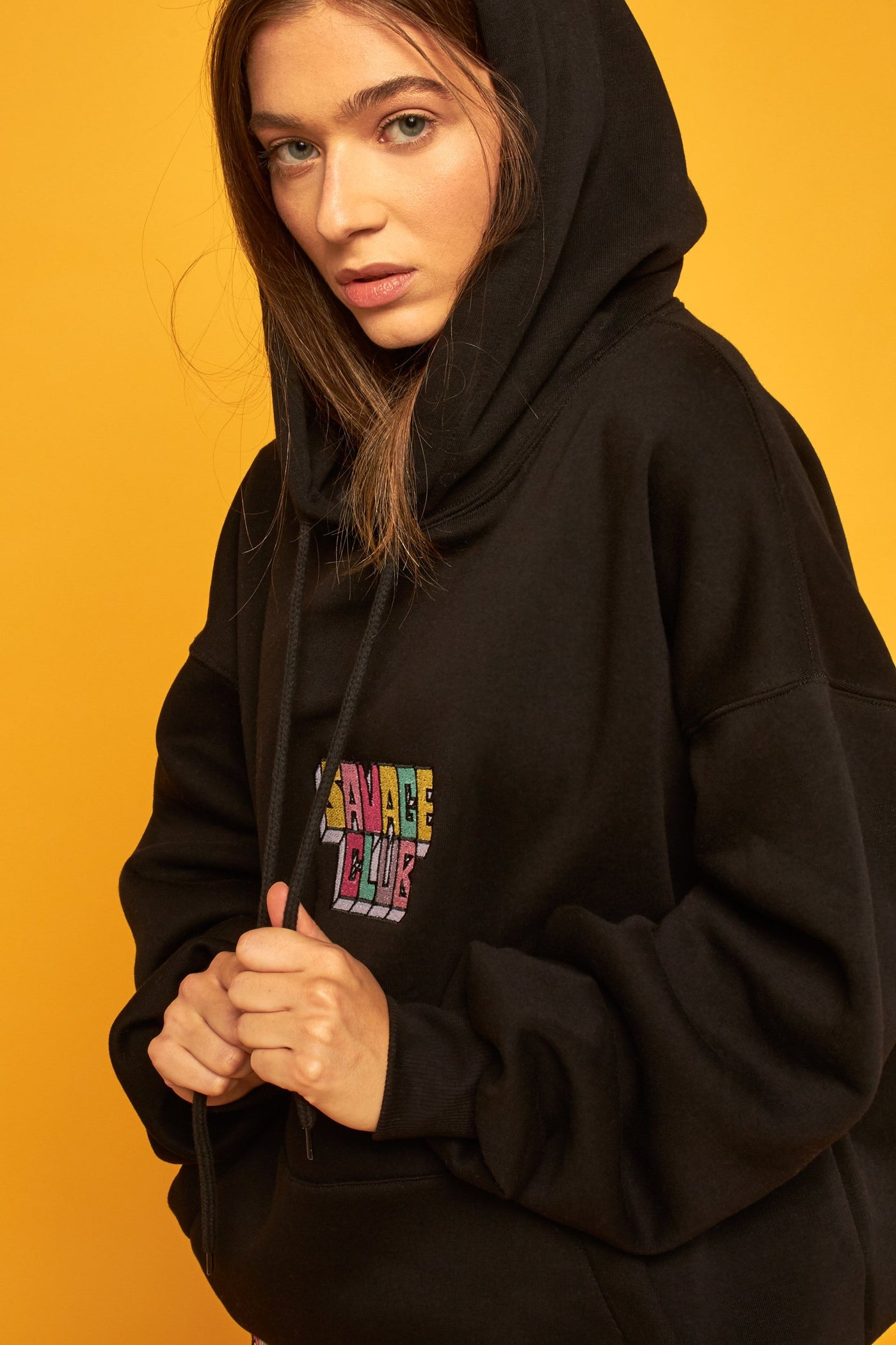 savage club black bottom 3d embroidery logo