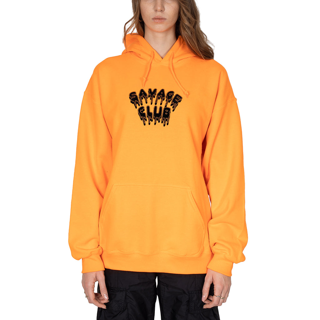 savage club orange hoodie leak logo