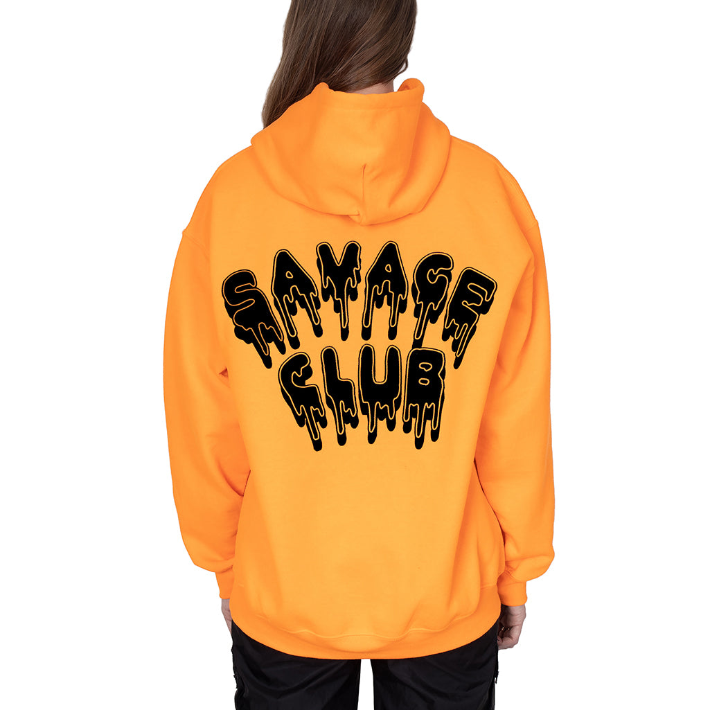savage club orange hoodie leak logo