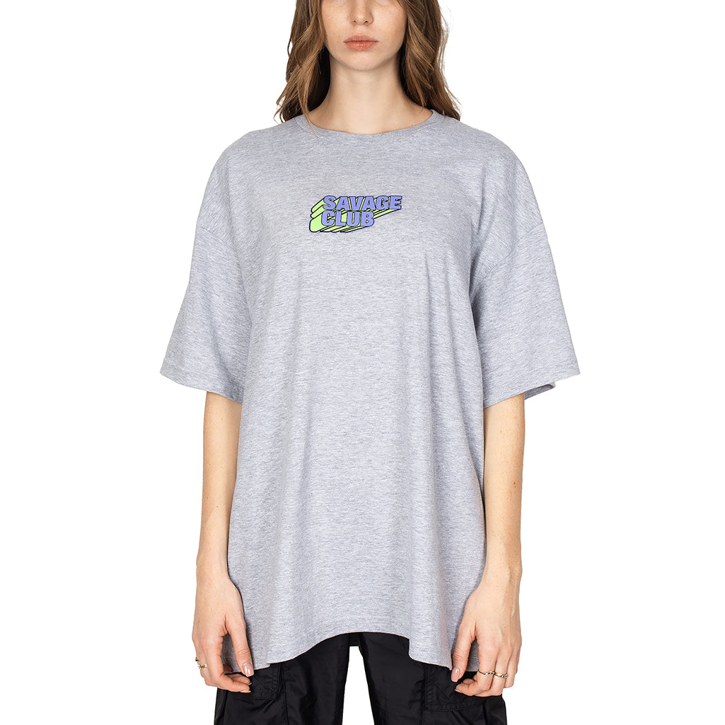 SAVAGE CLUB GREY TSHIRT ANIMAL PRINT