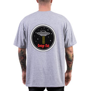 SAVAGE CLUB GREY T-SHIRT U.F.O LOGO