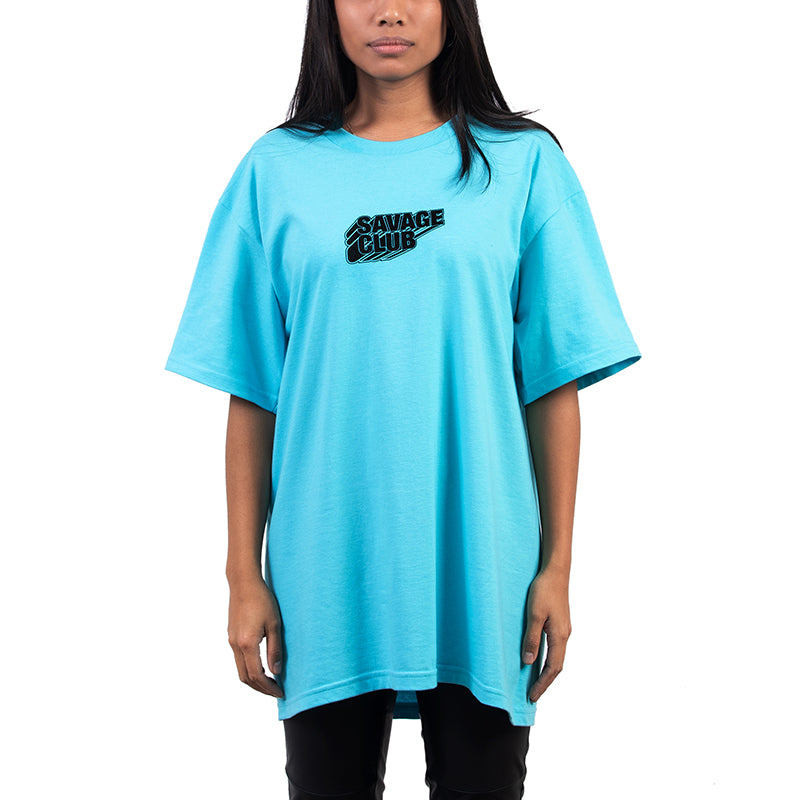 SAVAGE CLUB  LAGOON T-SHIRT BLACK 3D LOGO
